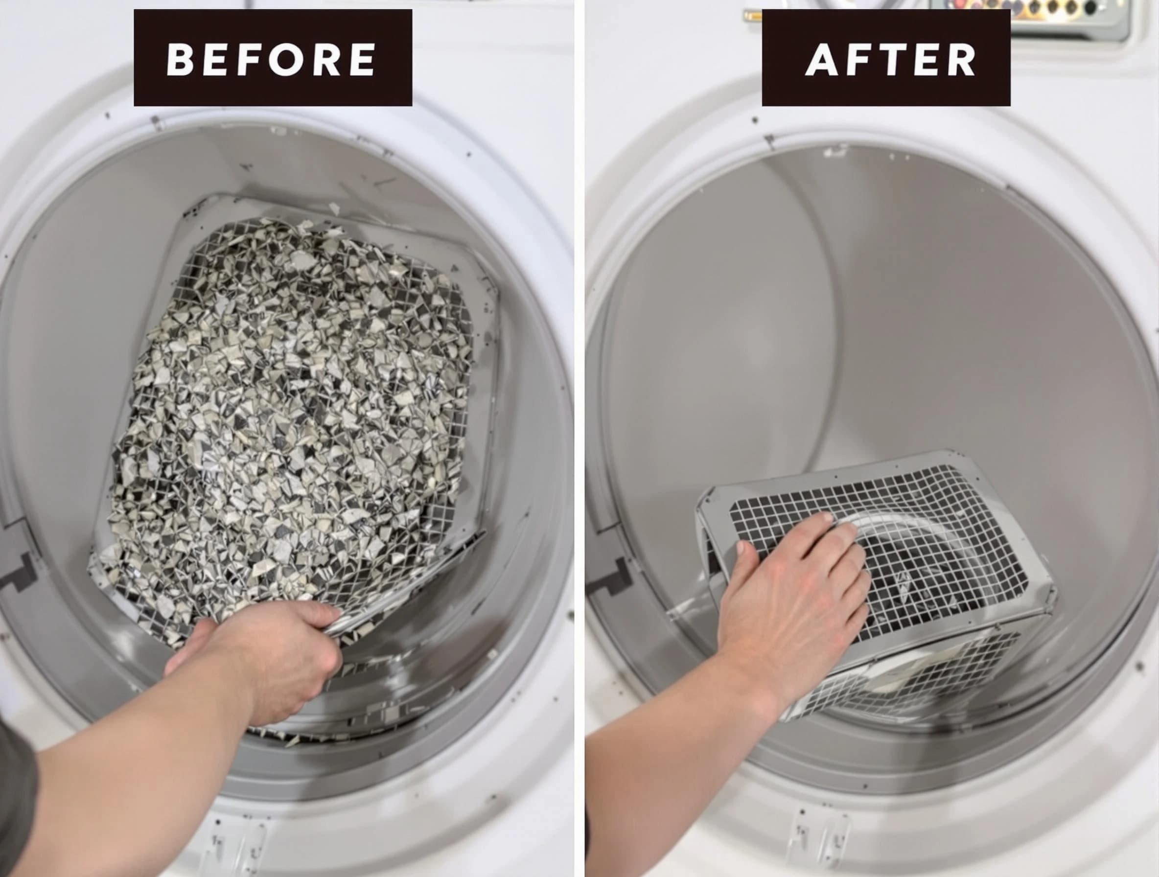 Professional lint trap cleaning by Beaver Falls Dryer Vent Cleaning in Beaver Falls