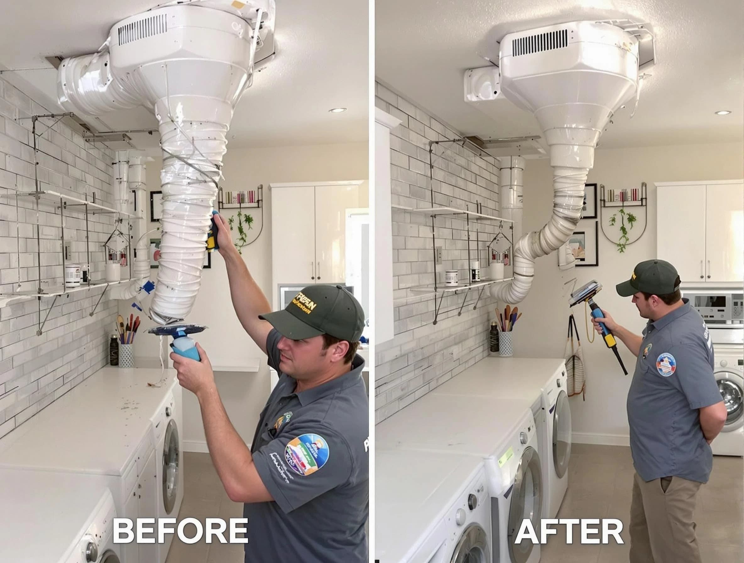 Professional dryer exhaust vent cleaning by Beaver Falls Dryer Vent Cleaning in Beaver Falls