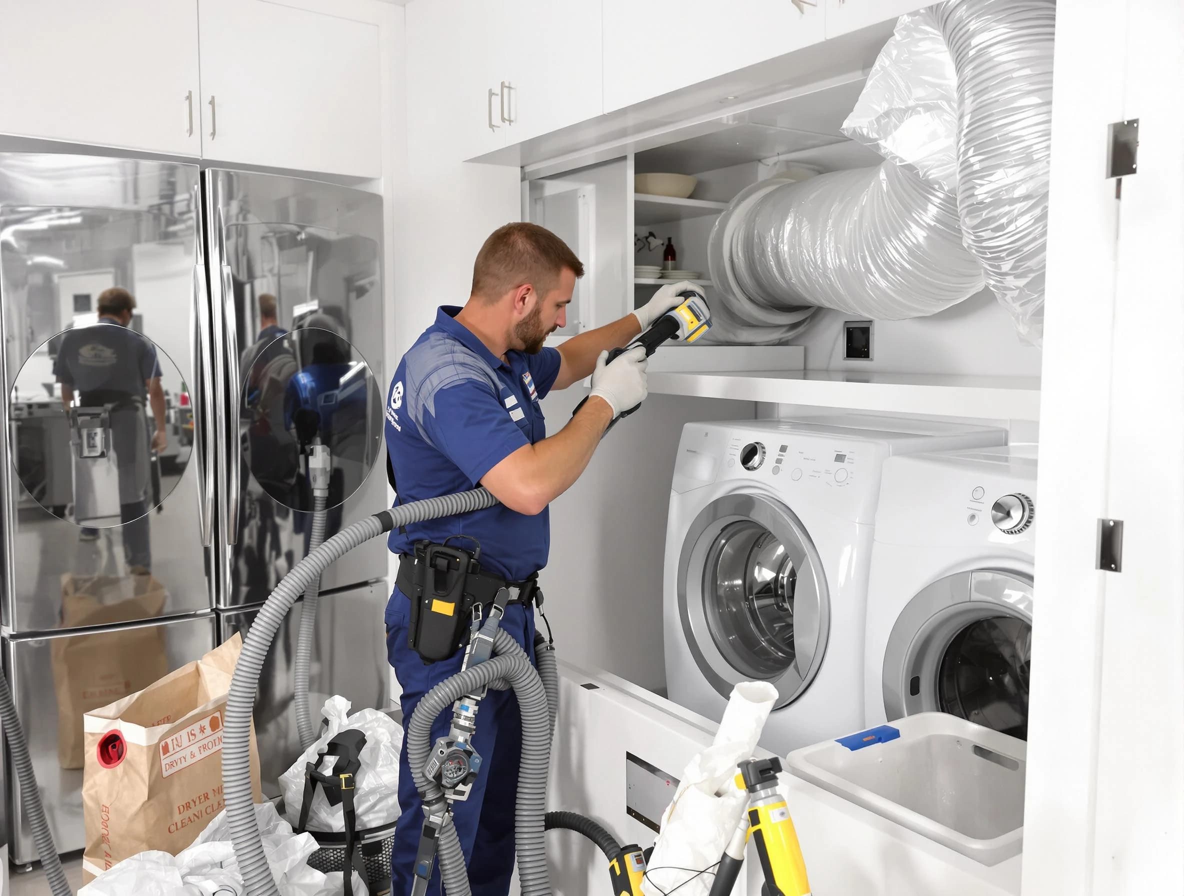 Professional duct cleaning by Beaver Falls Dryer Vent Cleaning in Beaver Falls