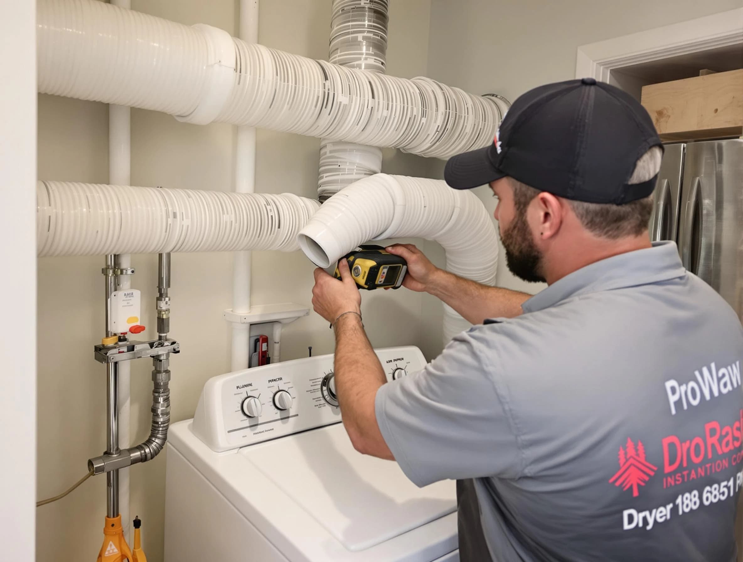 Professional dryer vent hose installation by Beaver Falls Dryer Vent Cleaning in Beaver Falls