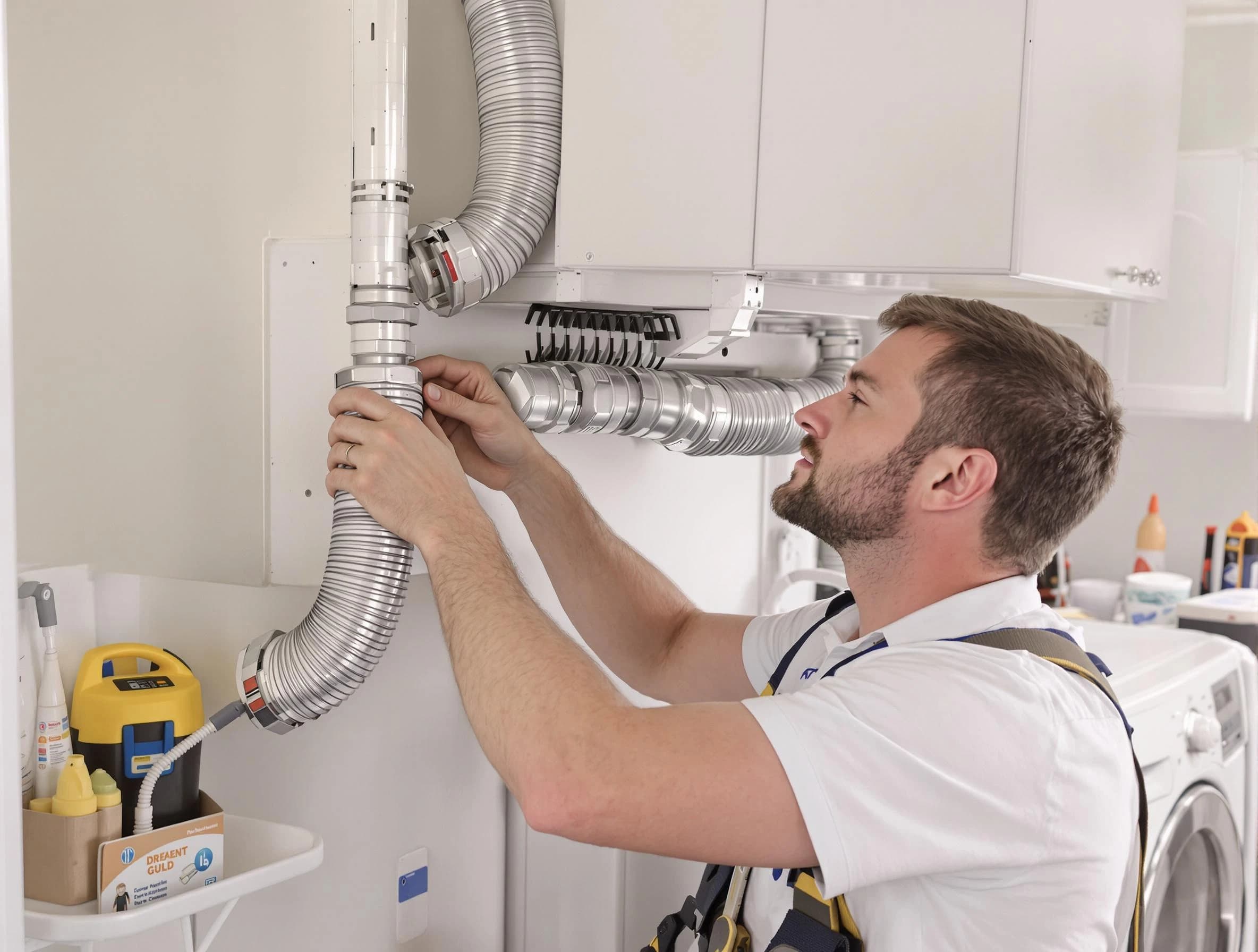 Professional dryer vent repair and installation by Beaver Falls Dryer Vent Cleaning in Beaver Falls
