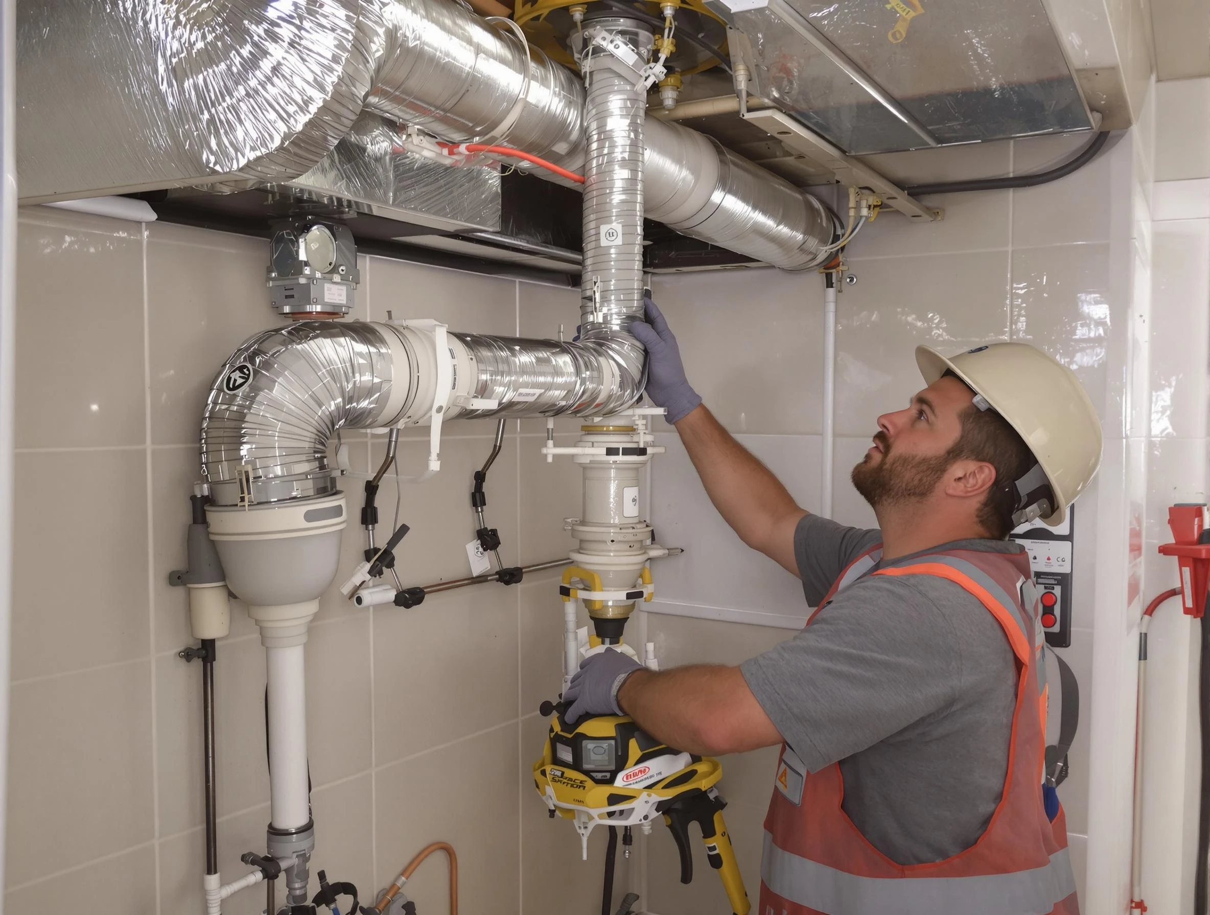 Beaver Falls Dryer Vent Cleaning expert performing professional dryer vent repair and installation in Beaver Falls